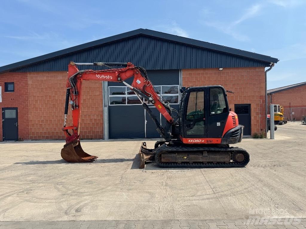 Kubota KX 080-4 Midi-gravemaskiner 7t - 12t