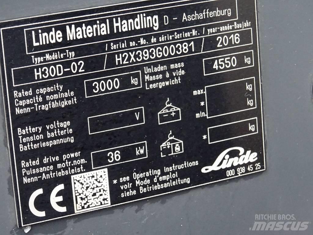 Linde H30D-02 Diesel gaffeltrucks