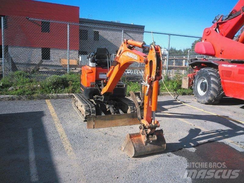 Kubota U 17 Minigravemaskiner