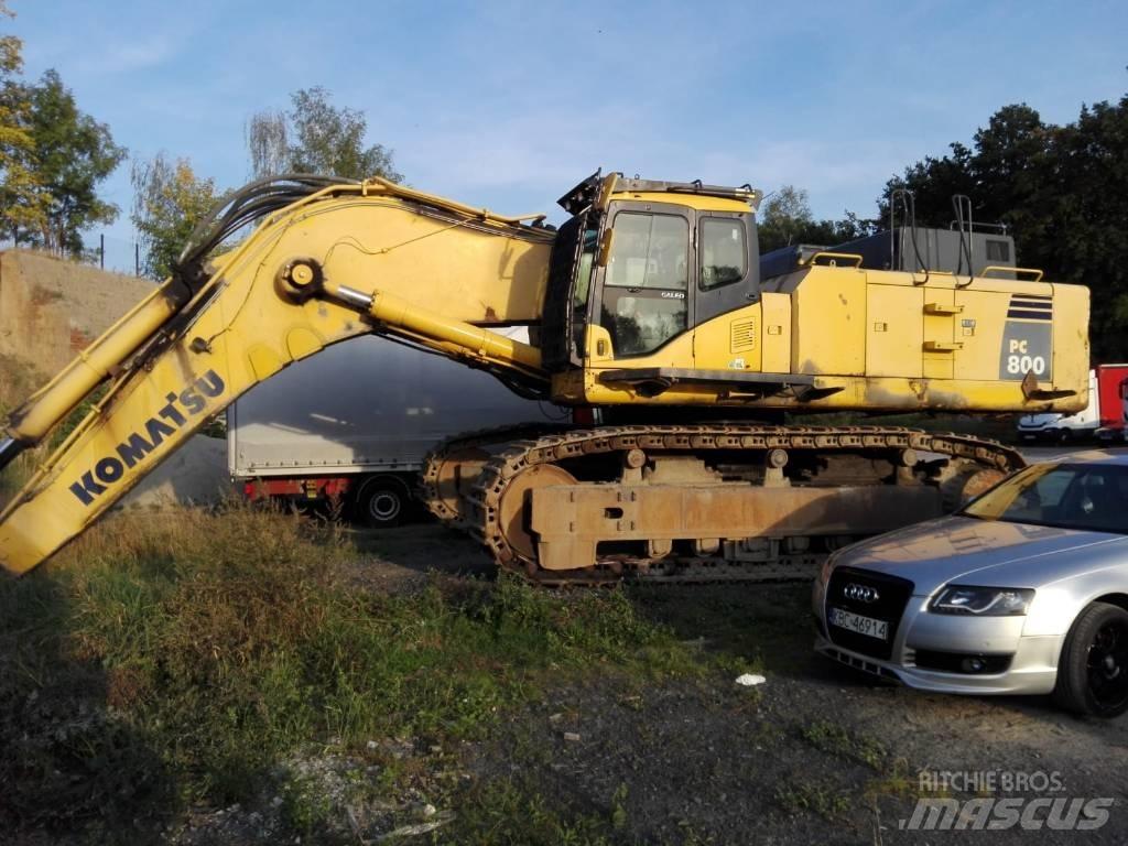 Komatsu PC800-8 Gravemaskiner på larvebånd
