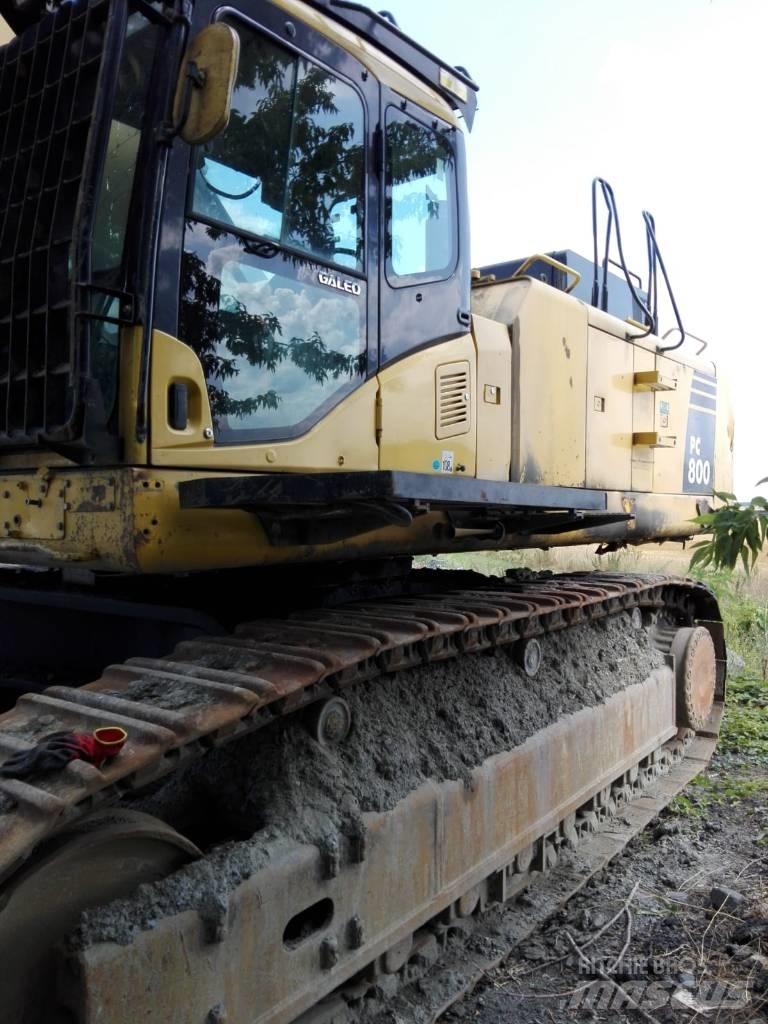 Komatsu PC800-8 Gravemaskiner på larvebånd