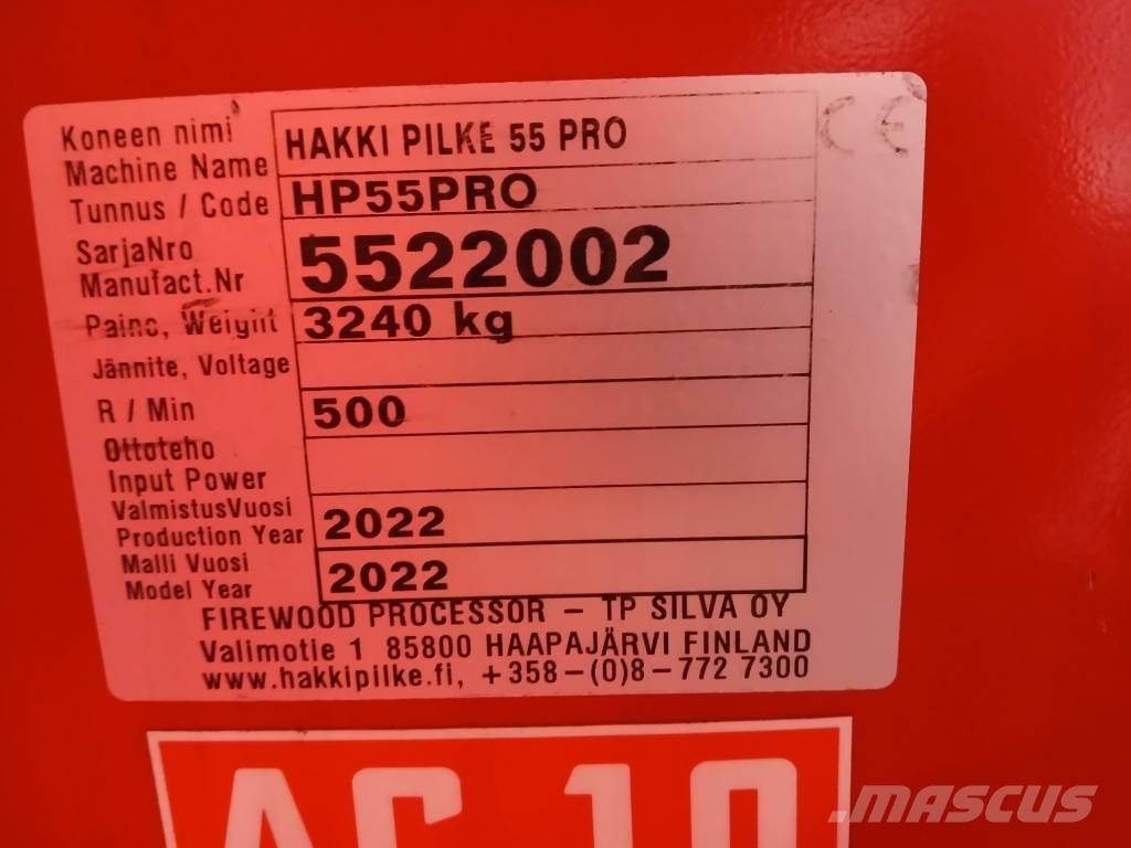 Hakki Pilke 55 Pro Brændekløvere og træskærere