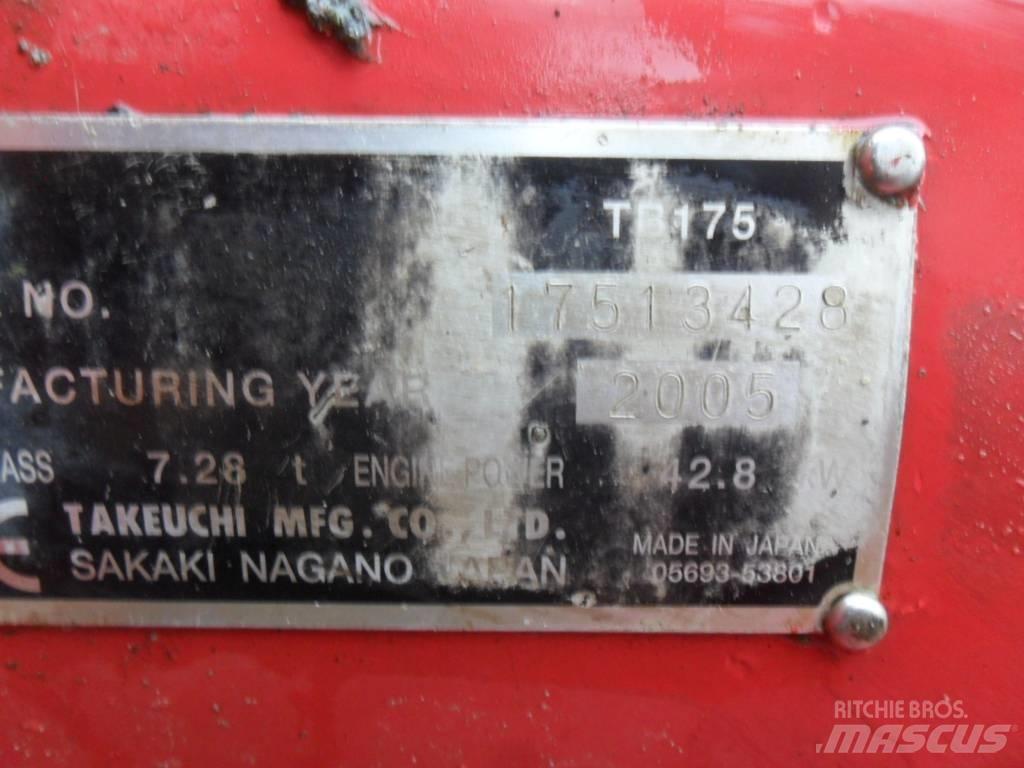 Takeuchi TB175 Midi-gravemaskiner 7t - 12t