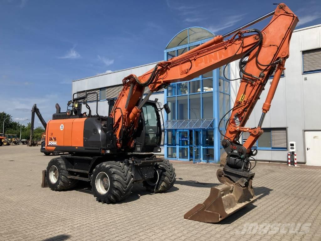 Hitachi ZX 170 W-6 Gravemaskiner på hjul