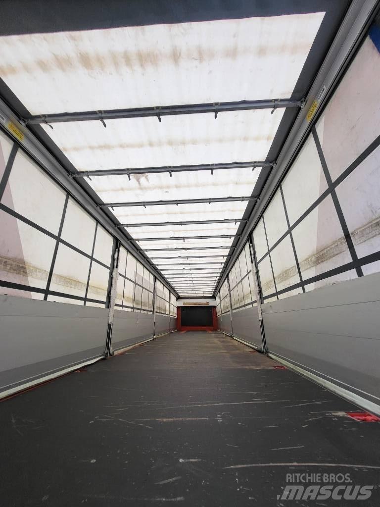 Krone Curtain Low Semi-trailer med Gardinsider