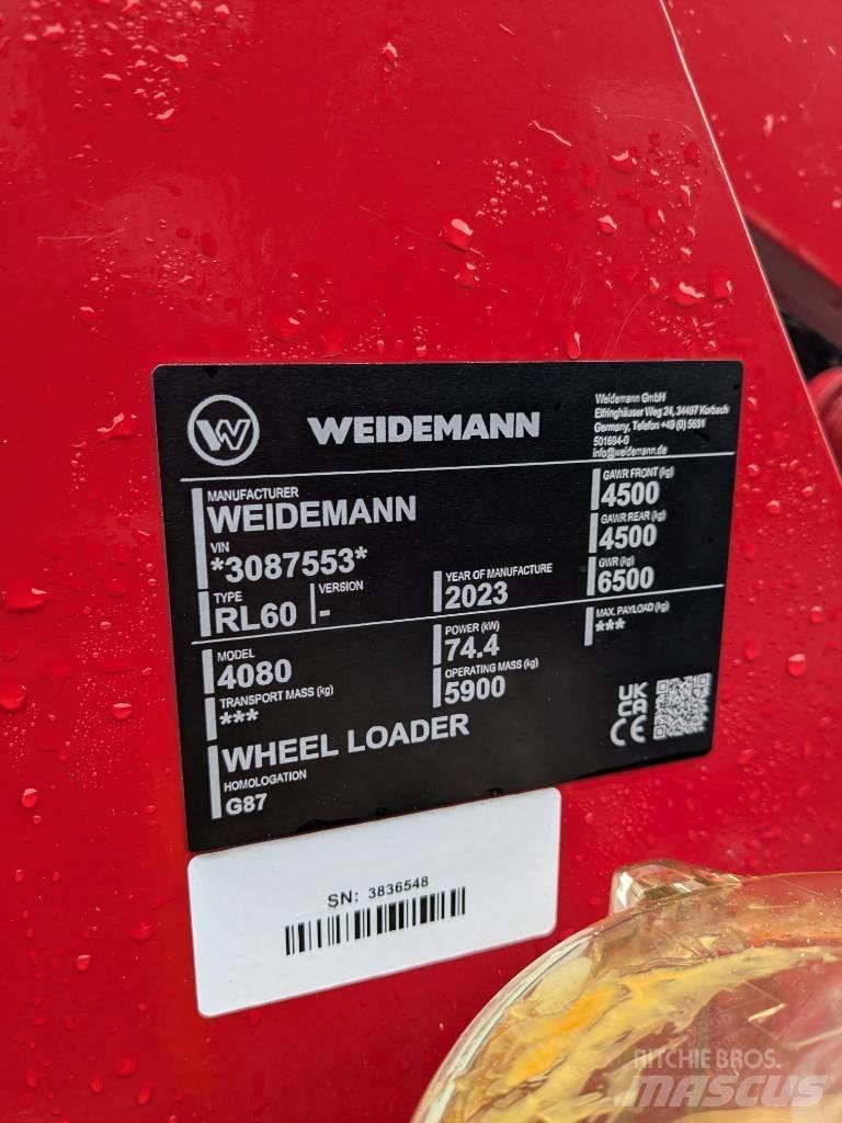 Weidemann 4080 Læssemaskiner på hjul