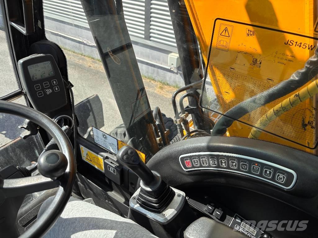 JCB JS 145 W Gravemaskiner på hjul