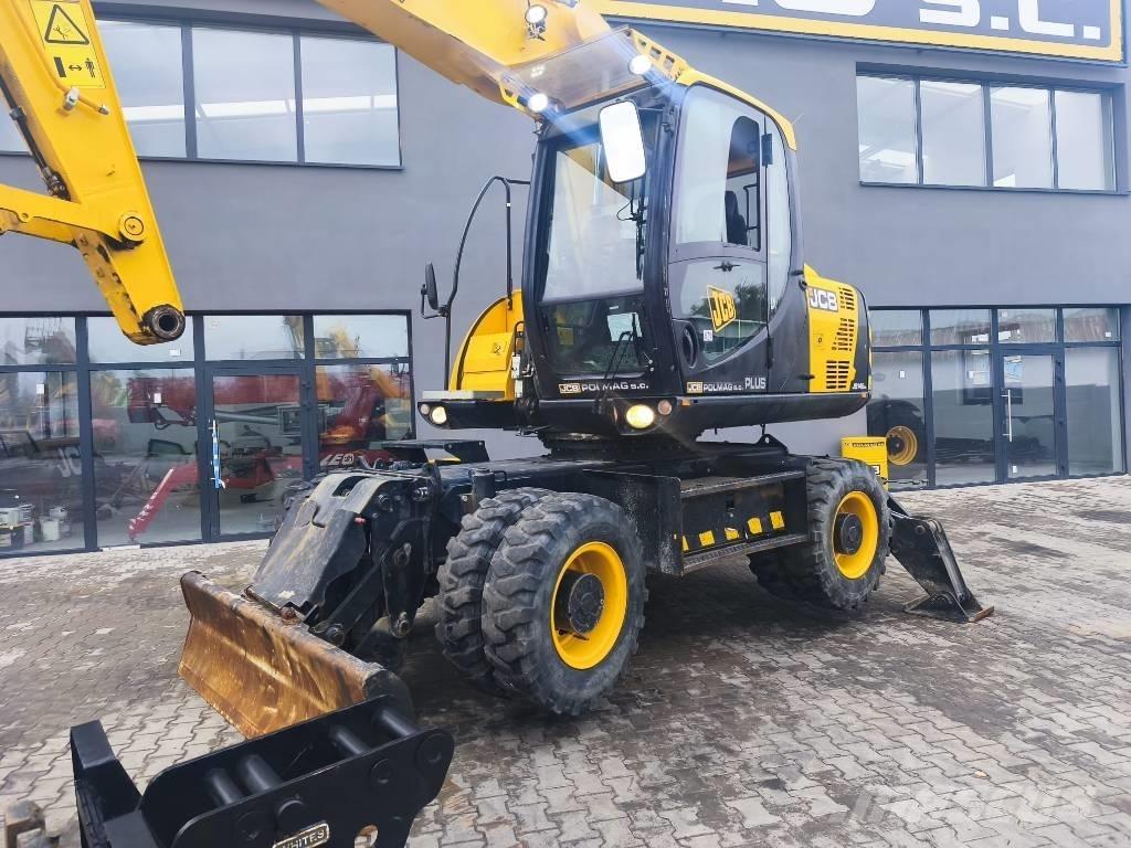 JCB JS 145 W Gravemaskiner på hjul
