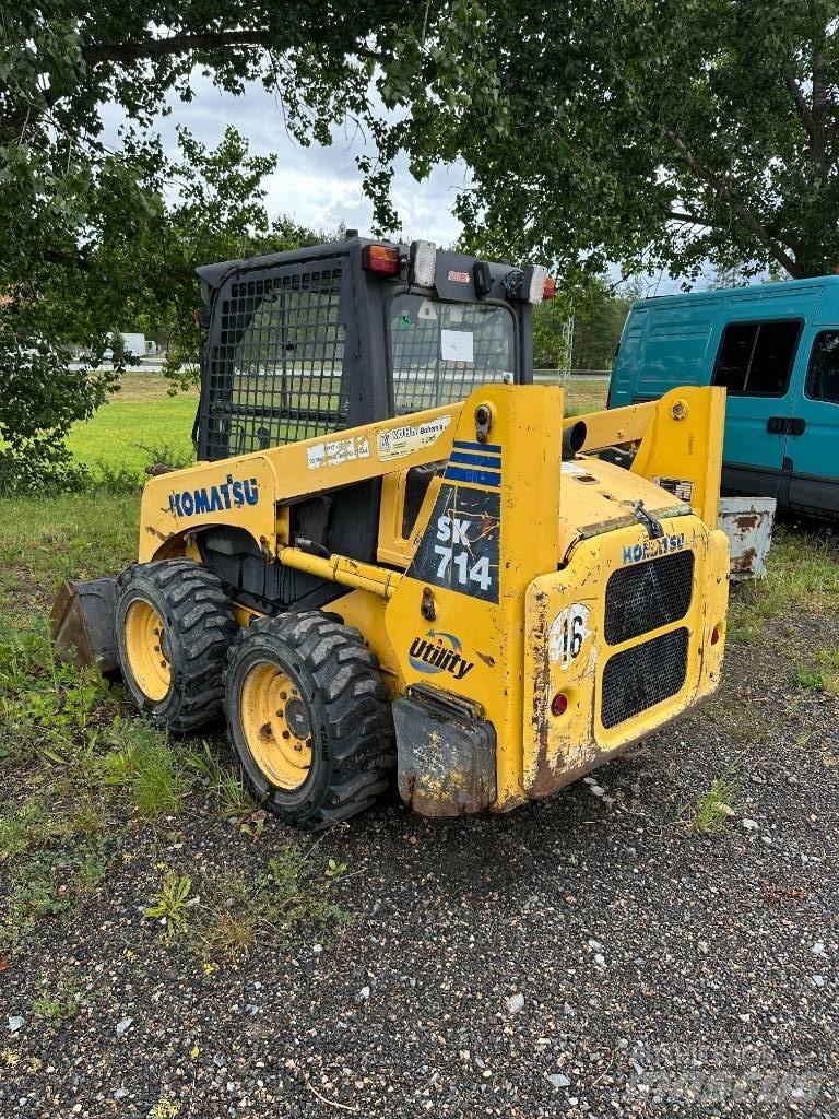 Komatsu SK 714 Minilæsser - skridstyret