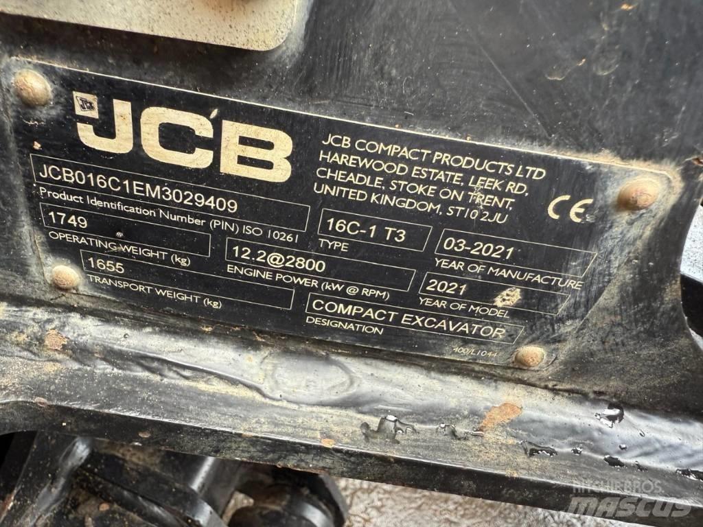 JCB 16 C-1 Minigravemaskiner