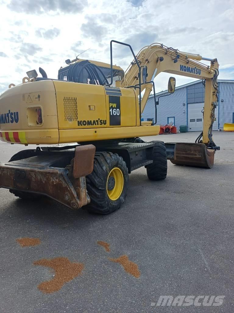 Komatsu PW 160-7-4x4 Gravemaskiner på hjul