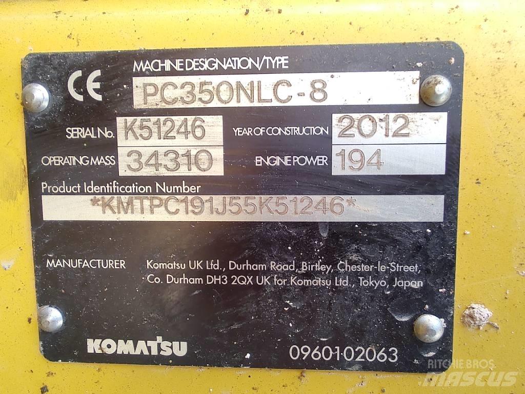 Komatsu PC 350 Gravemaskiner på larvebånd