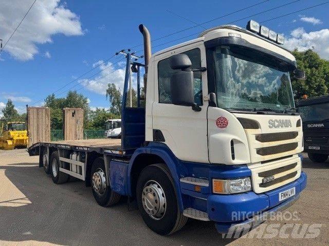 Scania P 370 Flatbed lastbiler med spil