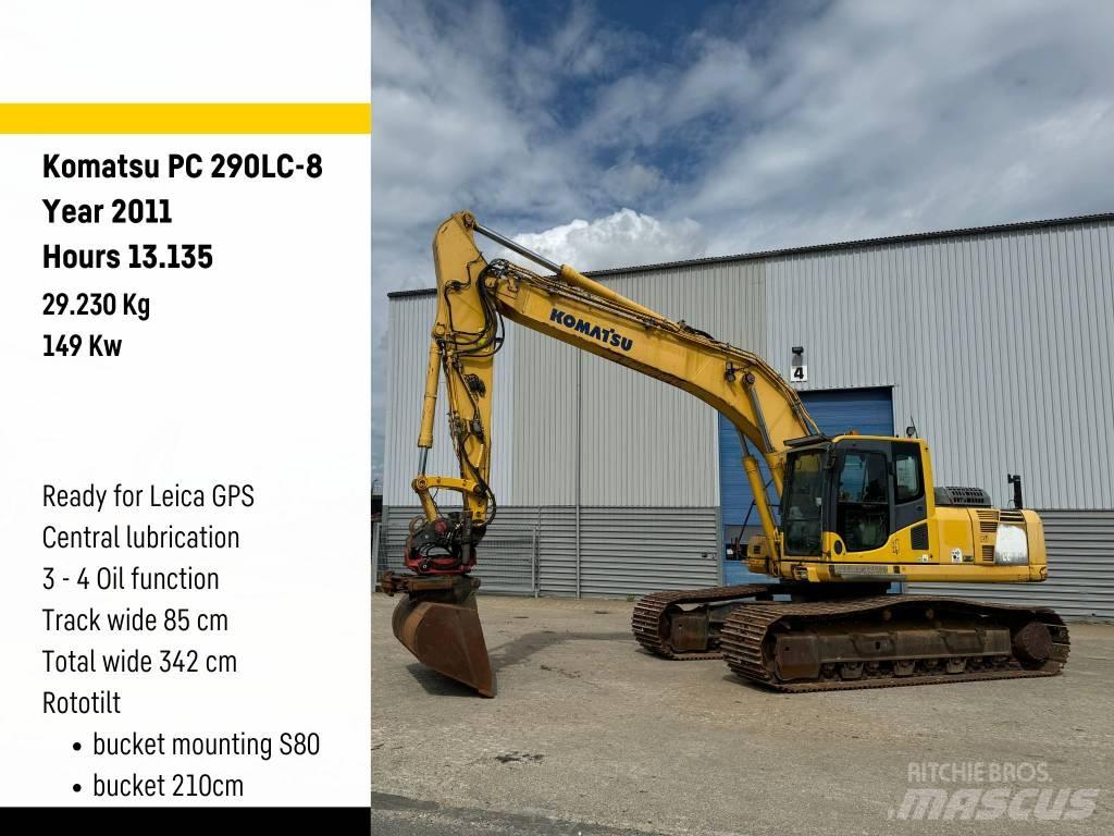 Komatsu PC 290 LC-8 Gravemaskiner på larvebånd