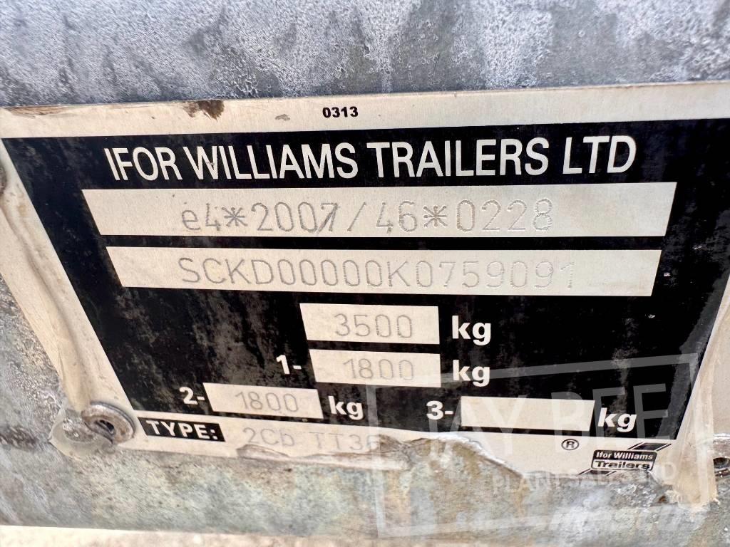 Ifor Williams TT3621 Anhænger med tip