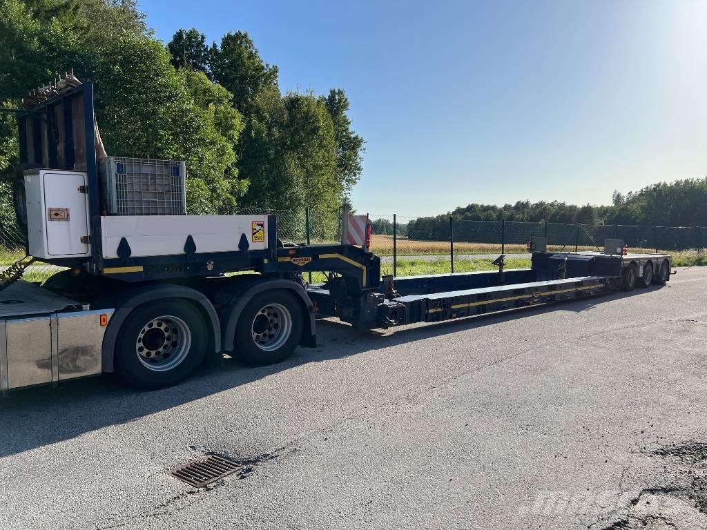 Broshuis Low loader Semi-trailer blokvogn