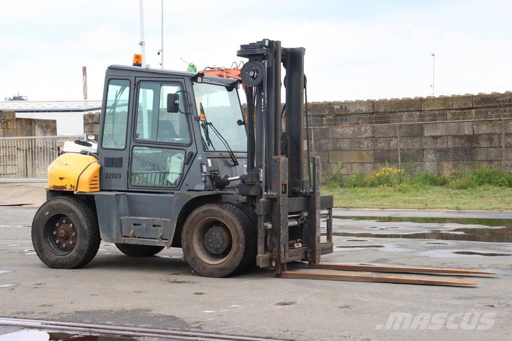 TCM FD80-2 Diesel gaffeltrucks