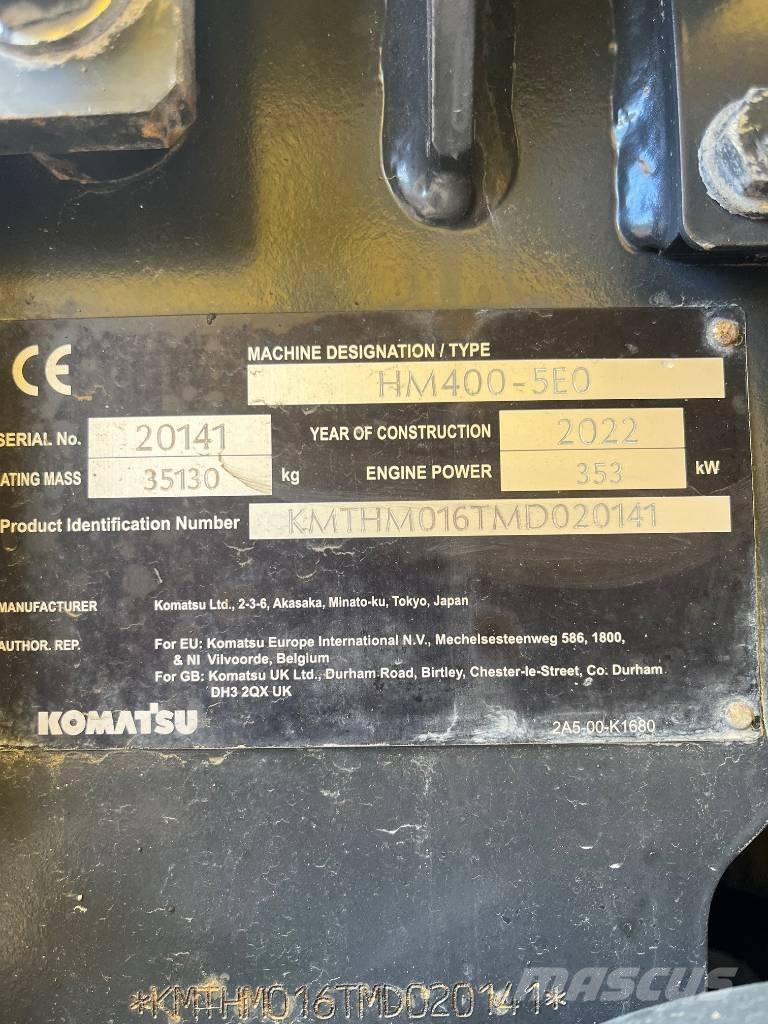 Komatsu HM400-5E0 Terrængående lastbiler