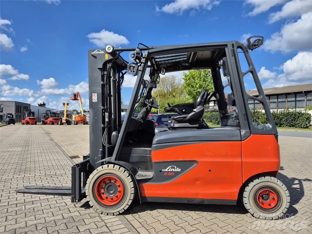 Linde E50HL-01 El gaffeltrucks