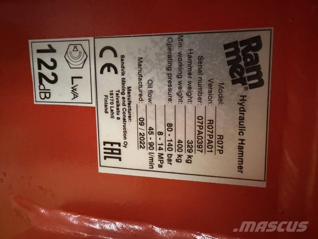 Rammer R07P Hydraulik / Trykluft hammere