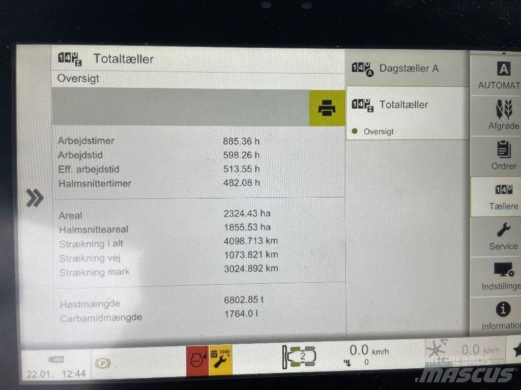 CLAAS Lexion 6900 TT Mejetærskere