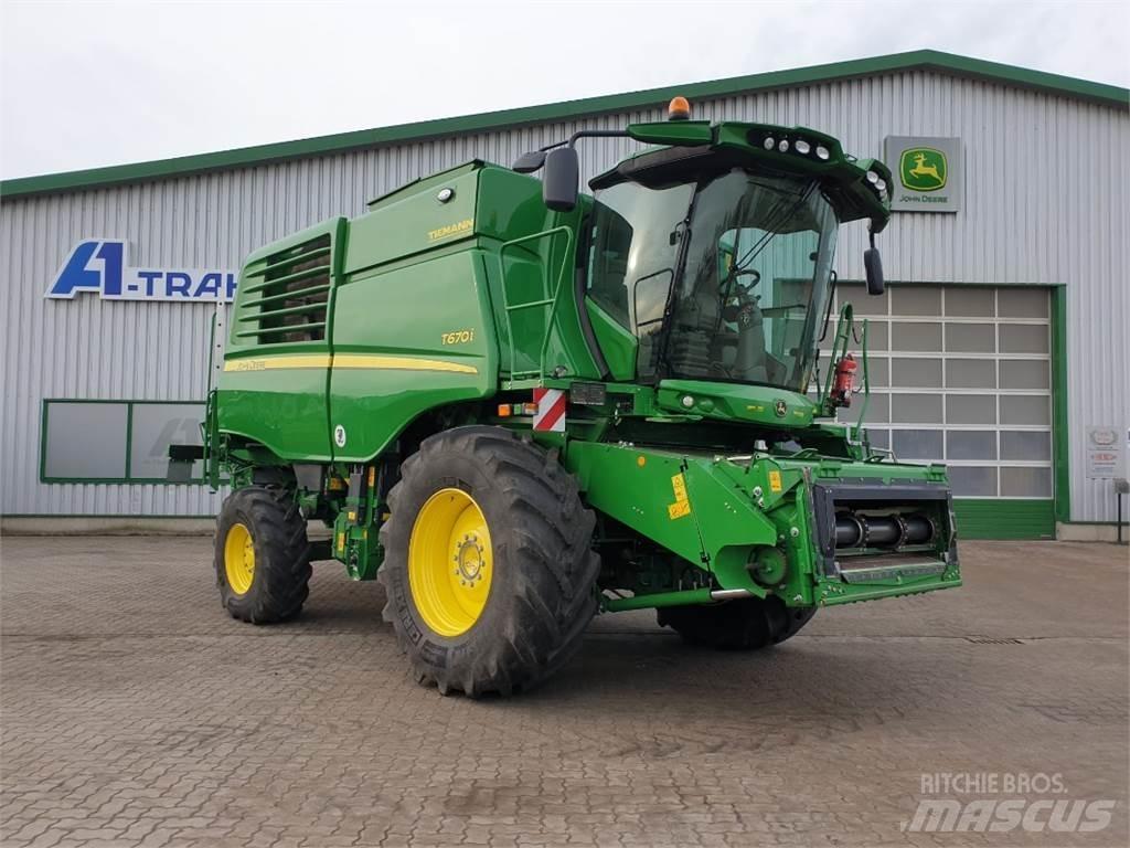 John Deere T670 Mejetærskere