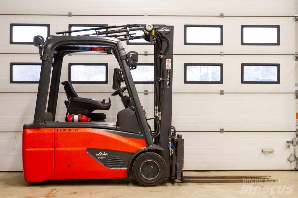 Linde E 18 El gaffeltrucks
