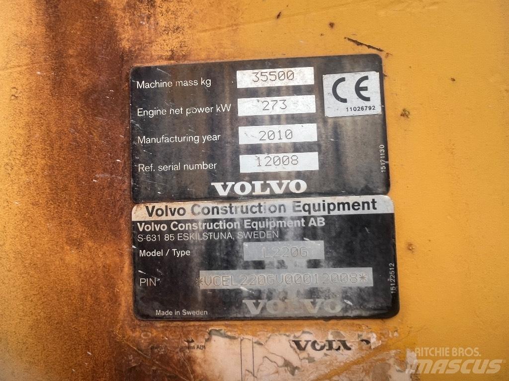 Volvo L 220 G Læssemaskiner på hjul