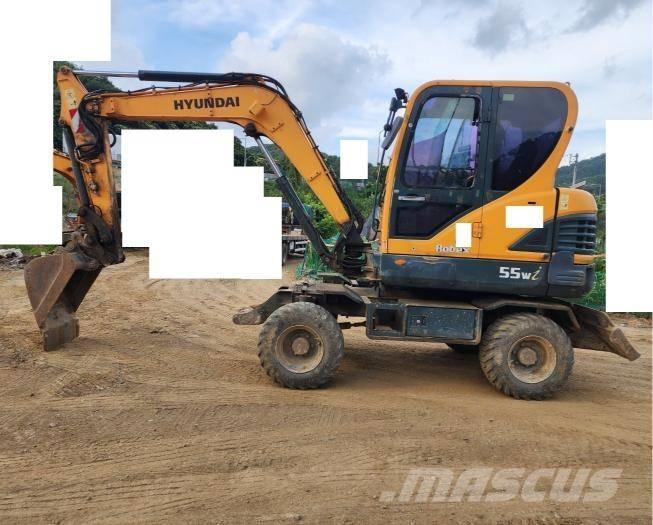 Hyundai Robex 55 W-3 Gravemaskiner på hjul