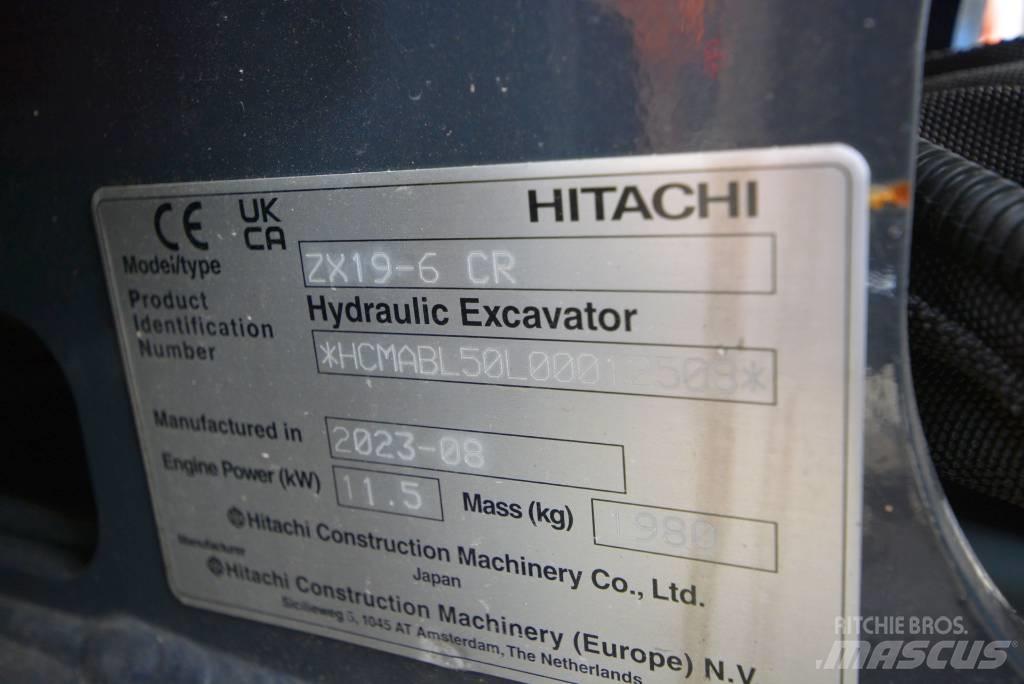 Hitachi ZX 19-6 Minigravemaskiner