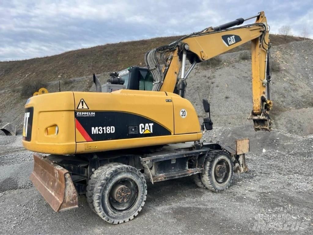 CAT M318D Gravemaskiner på hjul