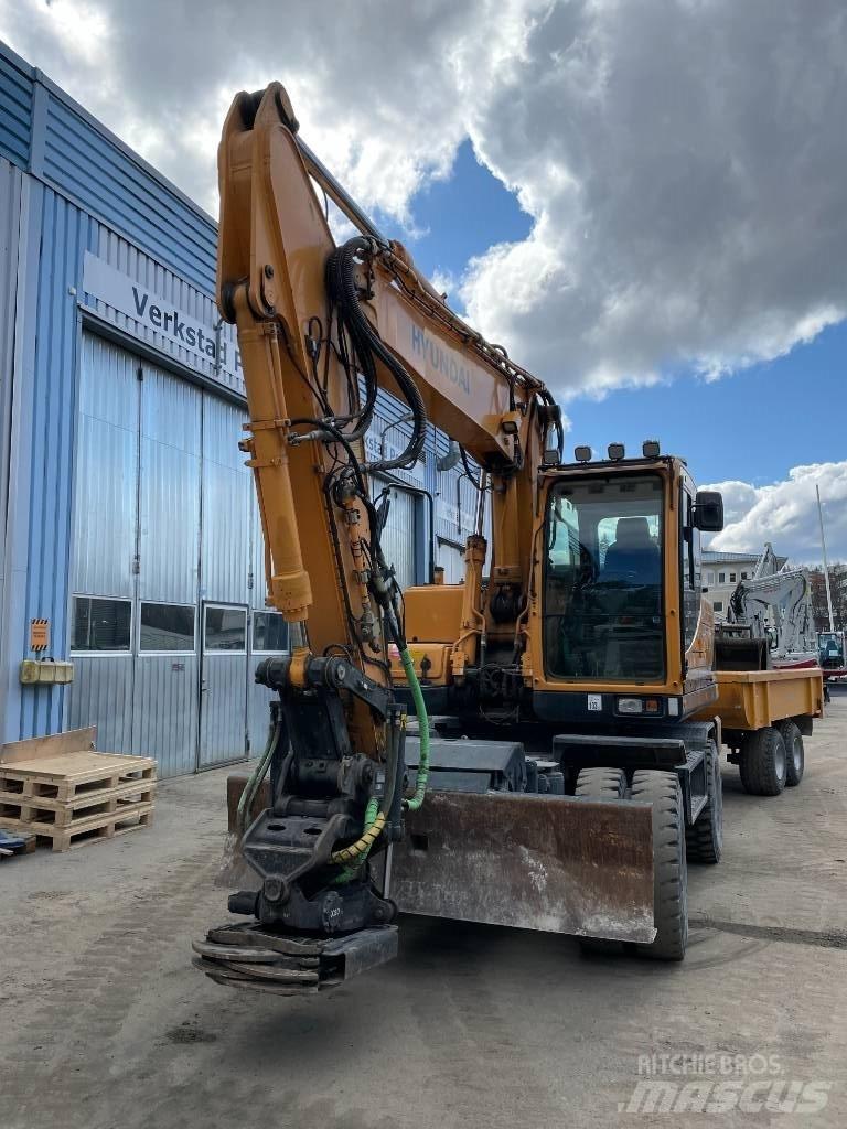 Hyundai 160W-9A Gravemaskiner på hjul