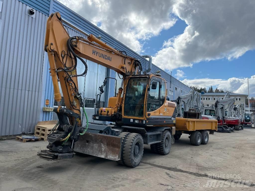 Hyundai 160W-9A Gravemaskiner på hjul