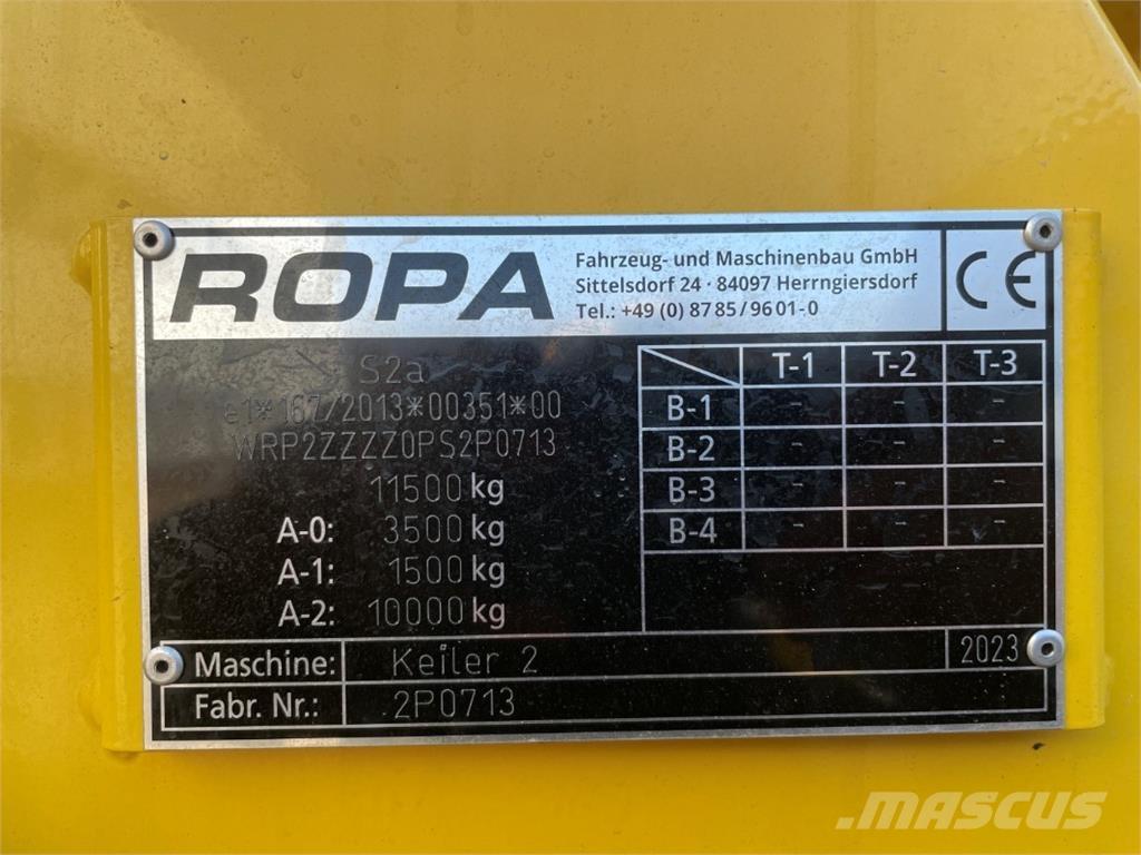 Ropa KEILER 2 Kartoffeloptagere