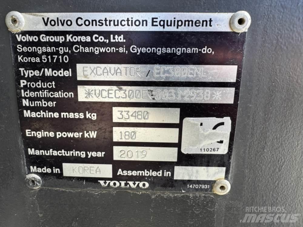 Volvo EC300ENL Gravemaskiner på larvebånd