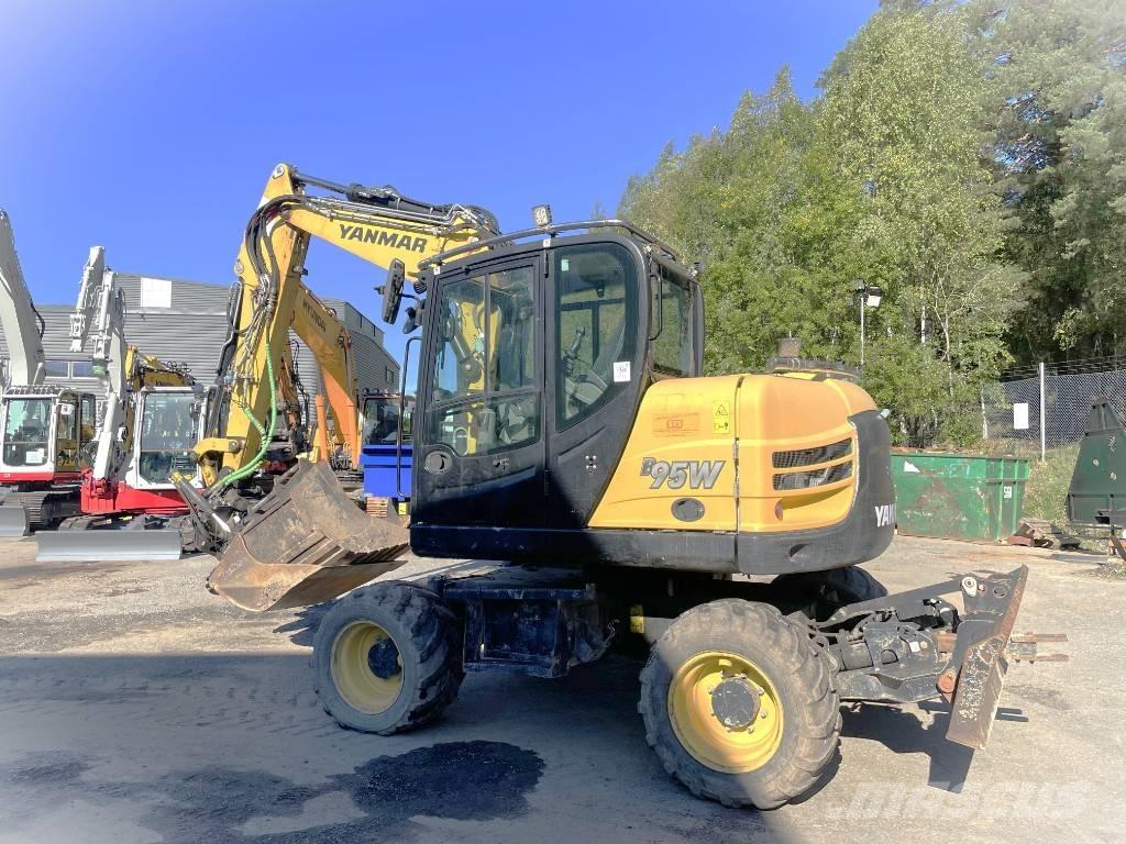 Yanmar B 95 W Gravemaskiner på hjul