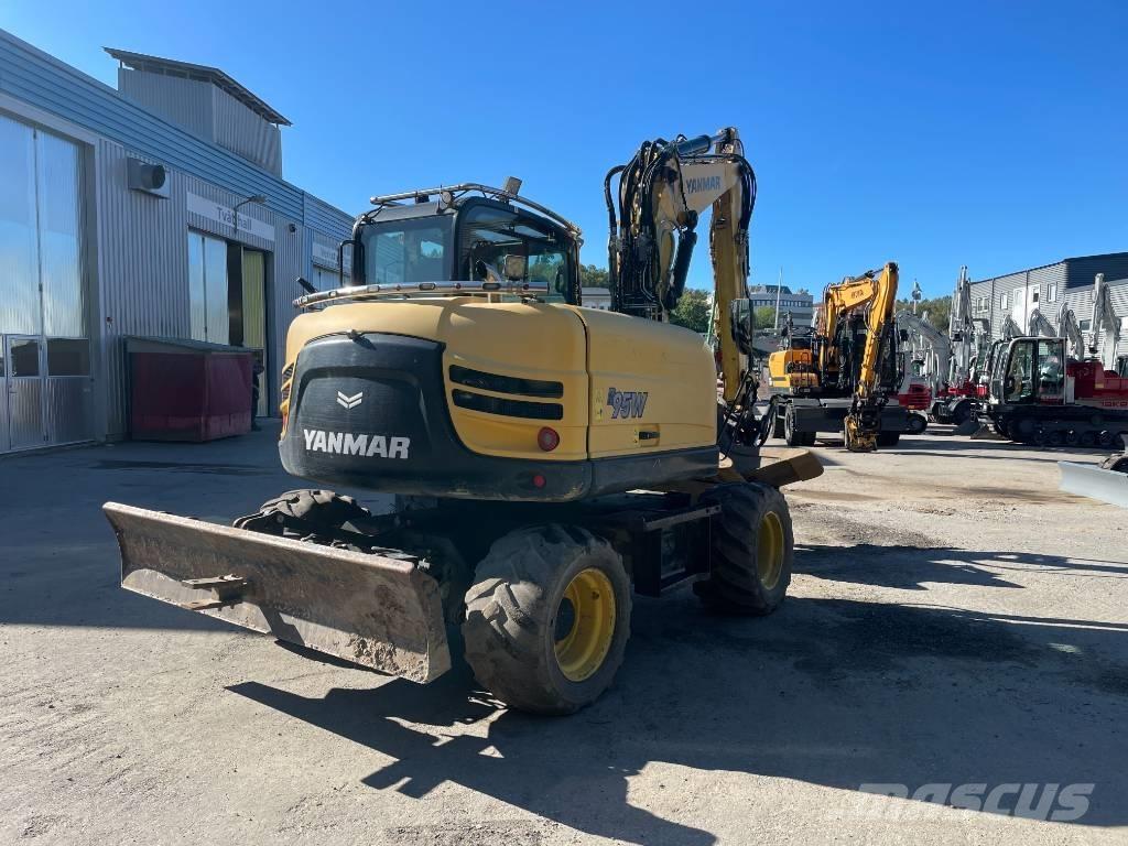 Yanmar B 95 W Gravemaskiner på hjul