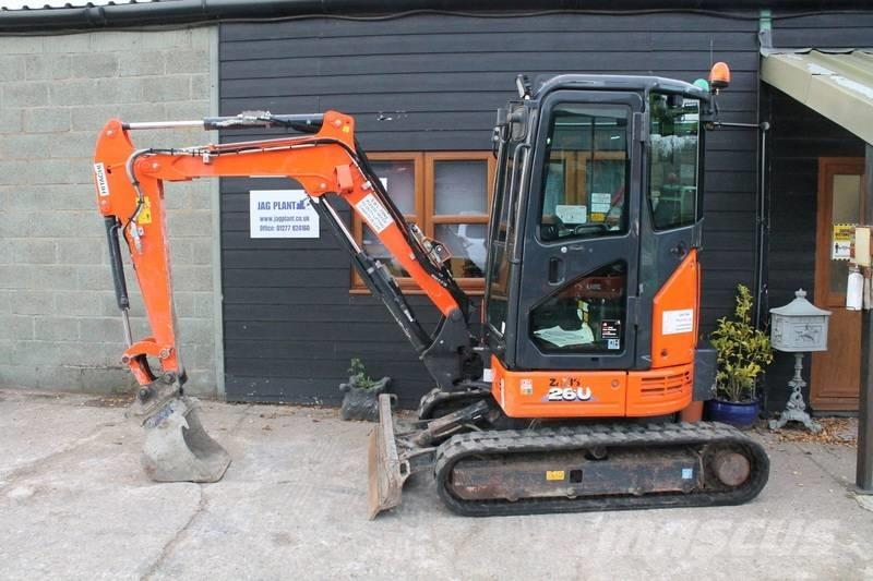 Hitachi ZX 26 U Minigravemaskiner