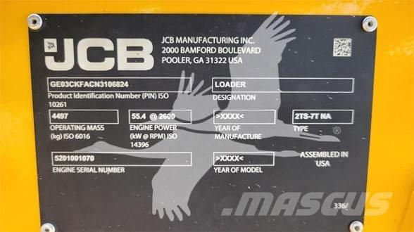 JCB 2TS-7T Minilæsser - skridstyret