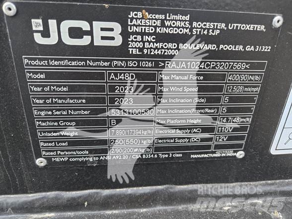 JCB AJ48D Bomlifte med knækarm