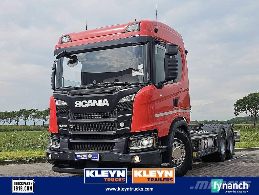 Scania G450 Lastbiler med containerramme / veksellad