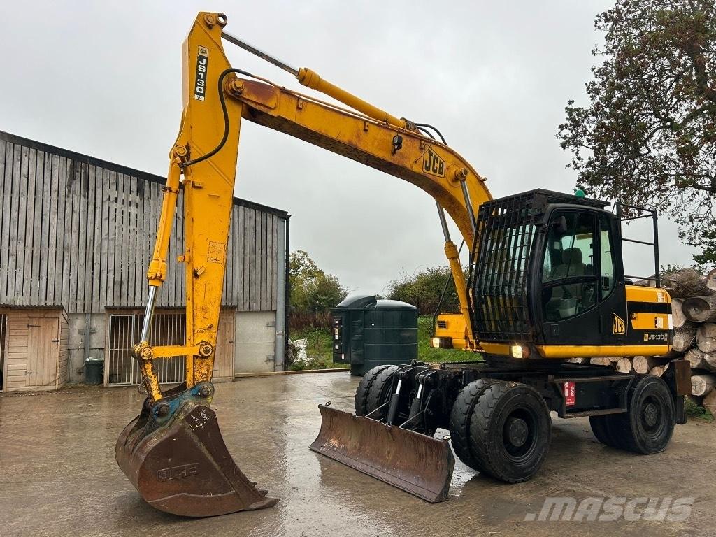 JCB JS 130 W Gravemaskiner på hjul