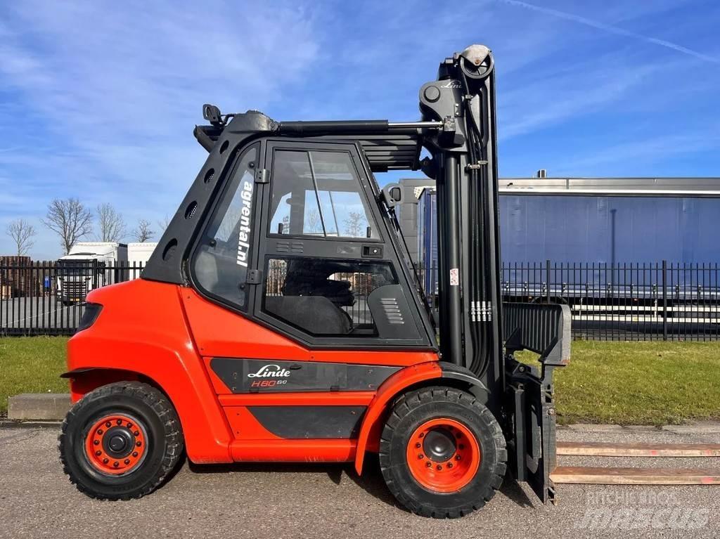 Linde H80D-03 Diesel gaffeltrucks