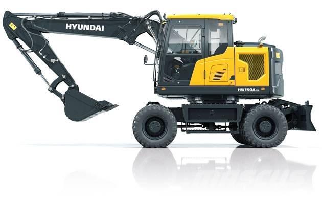Hyundai HW 150 ACR Gravemaskiner på hjul