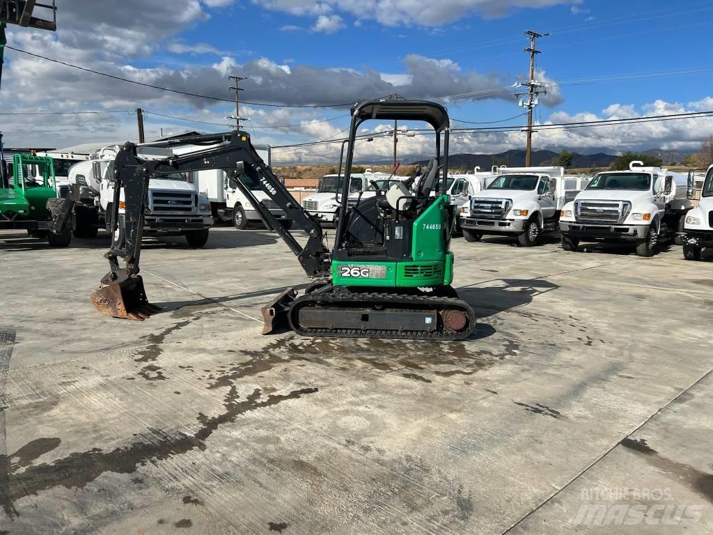 John Deere 26G Minigravemaskiner