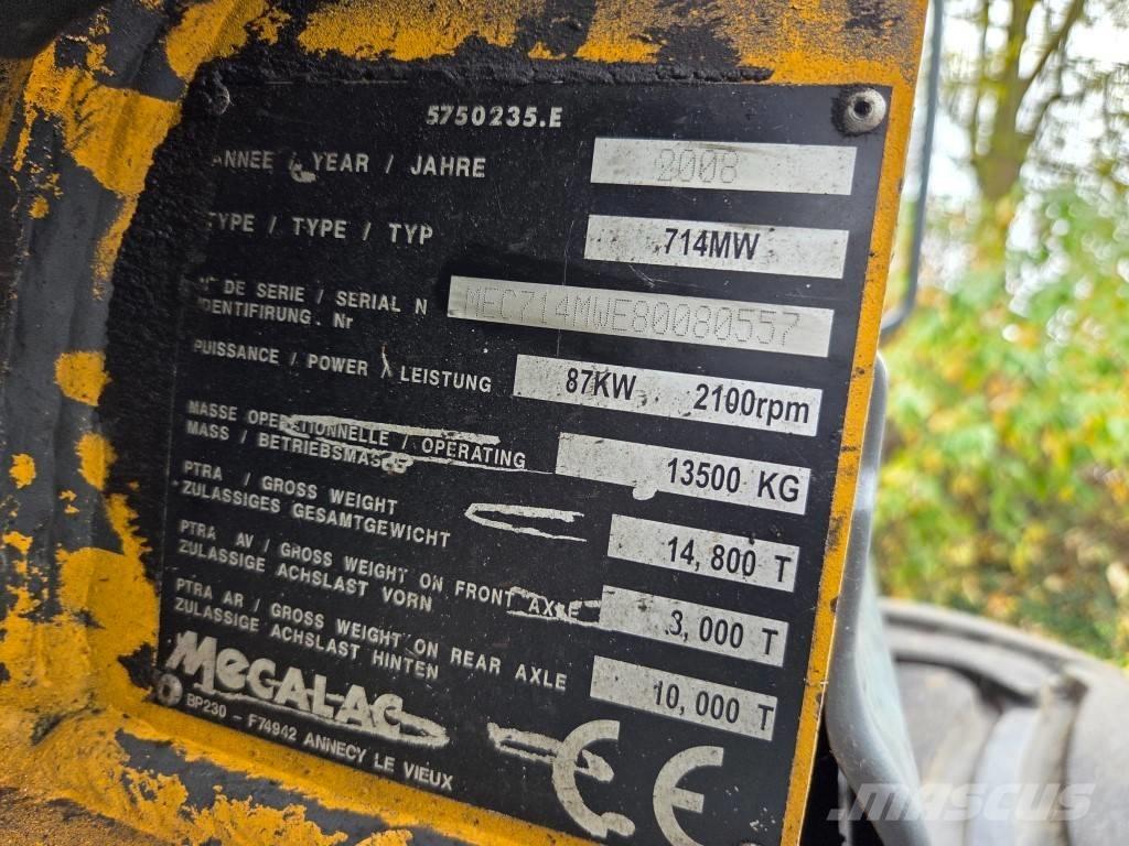 Mecalac 714 MW Gravemaskiner på hjul