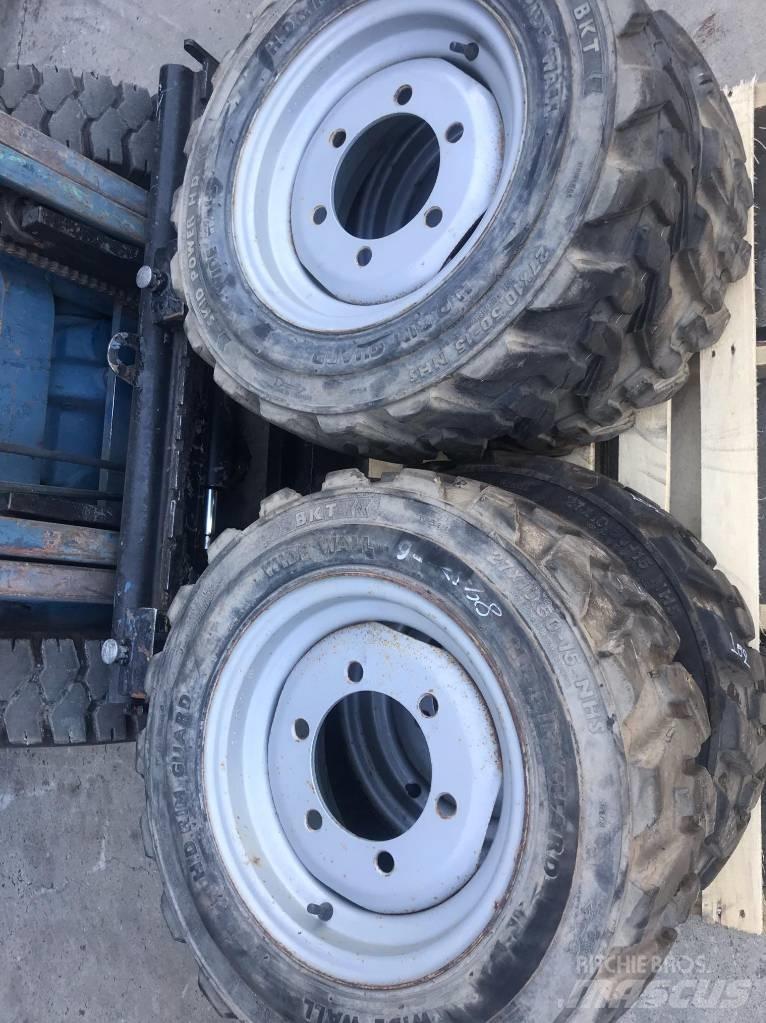 Bobcat 27X10.50-15 Dæk, hjul og fælge
