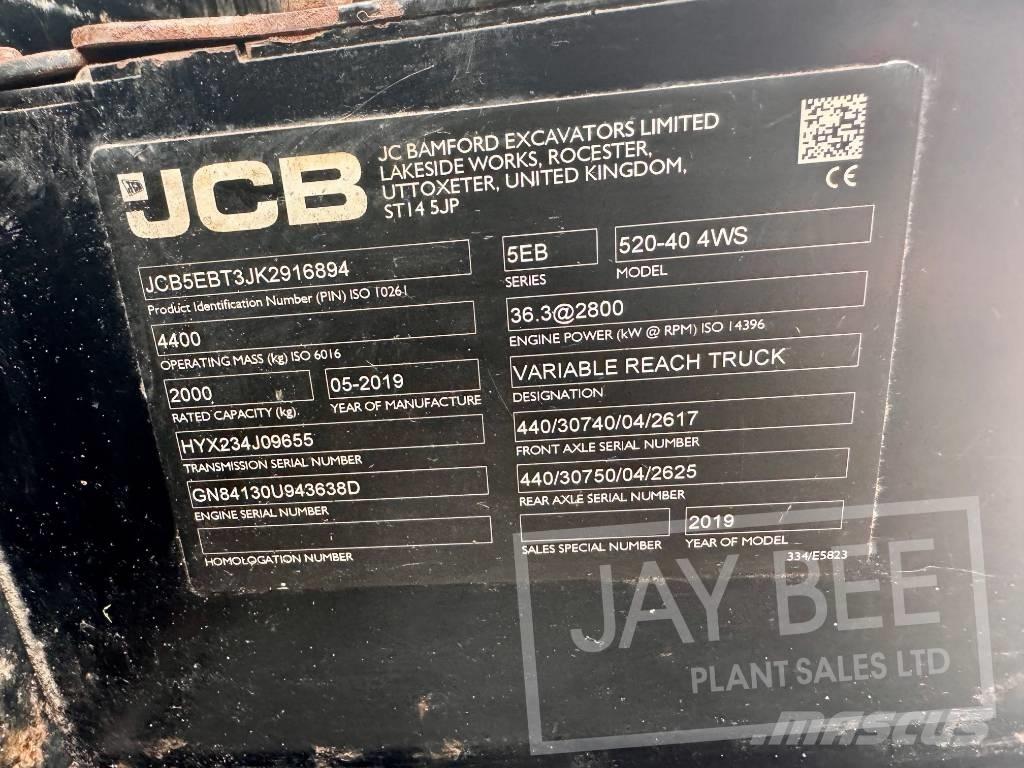 JCB 520-40 Teleskoplæssere