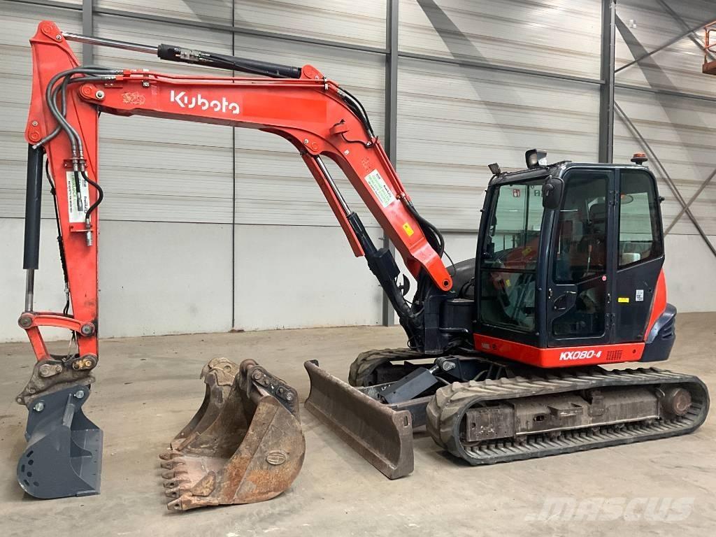 Kubota KX 080-4 Midi-gravemaskiner 7t - 12t