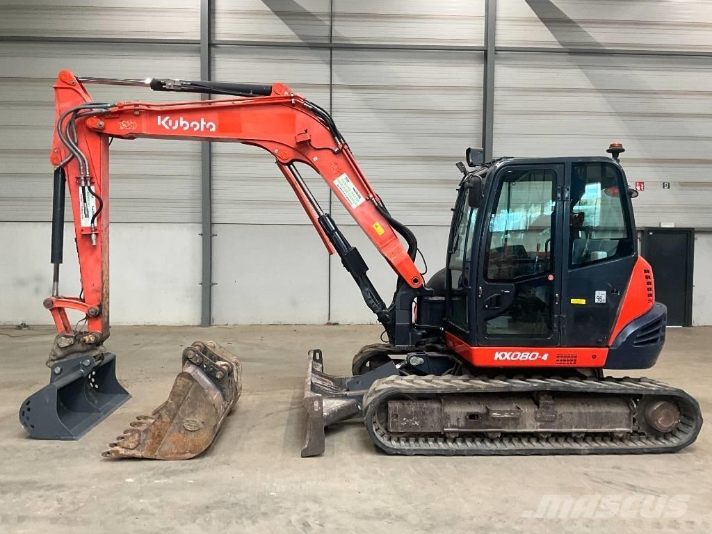 Kubota KX 080-4 Midi-gravemaskiner 7t - 12t